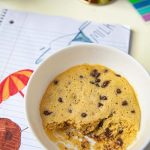 Chocolate Chip Cookie made in a microwave
