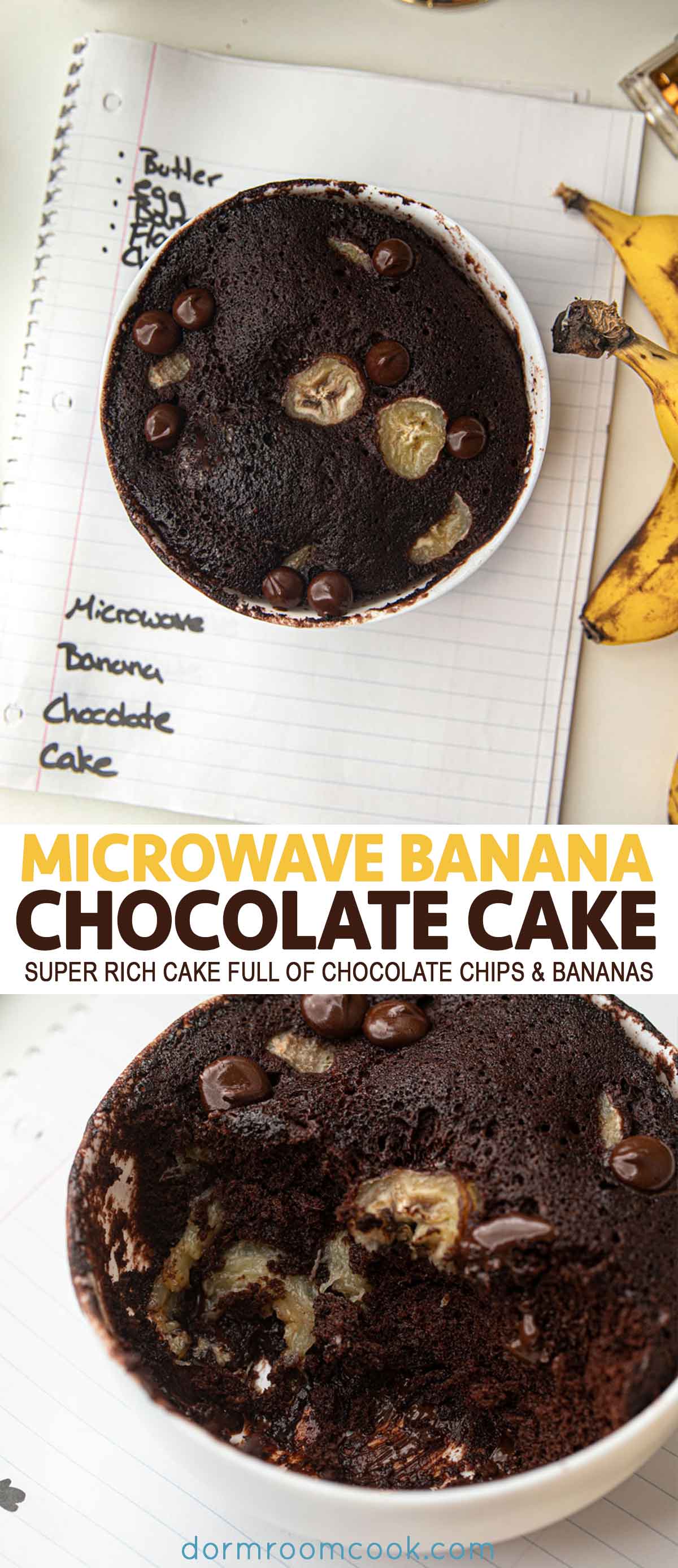 Banana Chocolate Cake