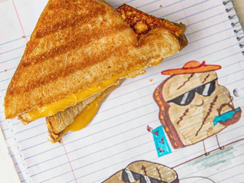 Microwave Crispy Grilled Cheese Sandwich (Legit Magic) - Dorm Room Cook