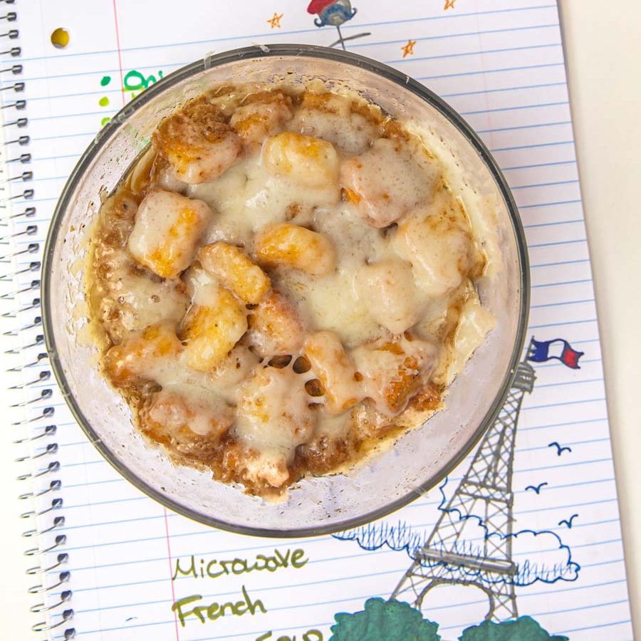 Microwave French Onion Soup Dorm Room Cook