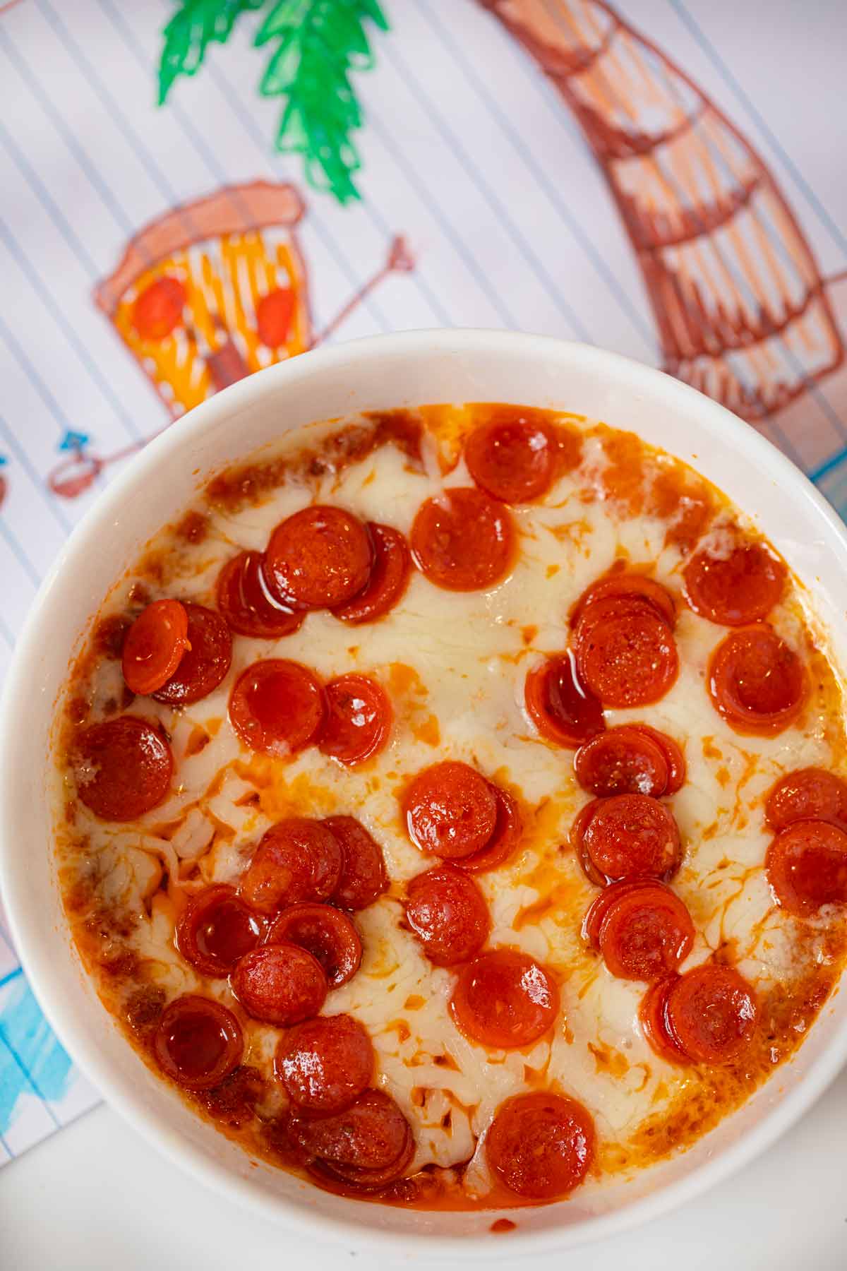 Microwave Pepperoni Pizza Dip Recipe - Dorm Room Cook