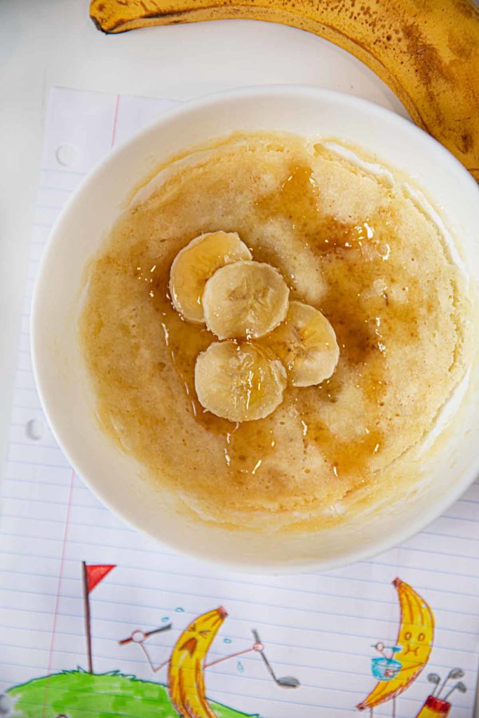 Microwave Banana Pancake