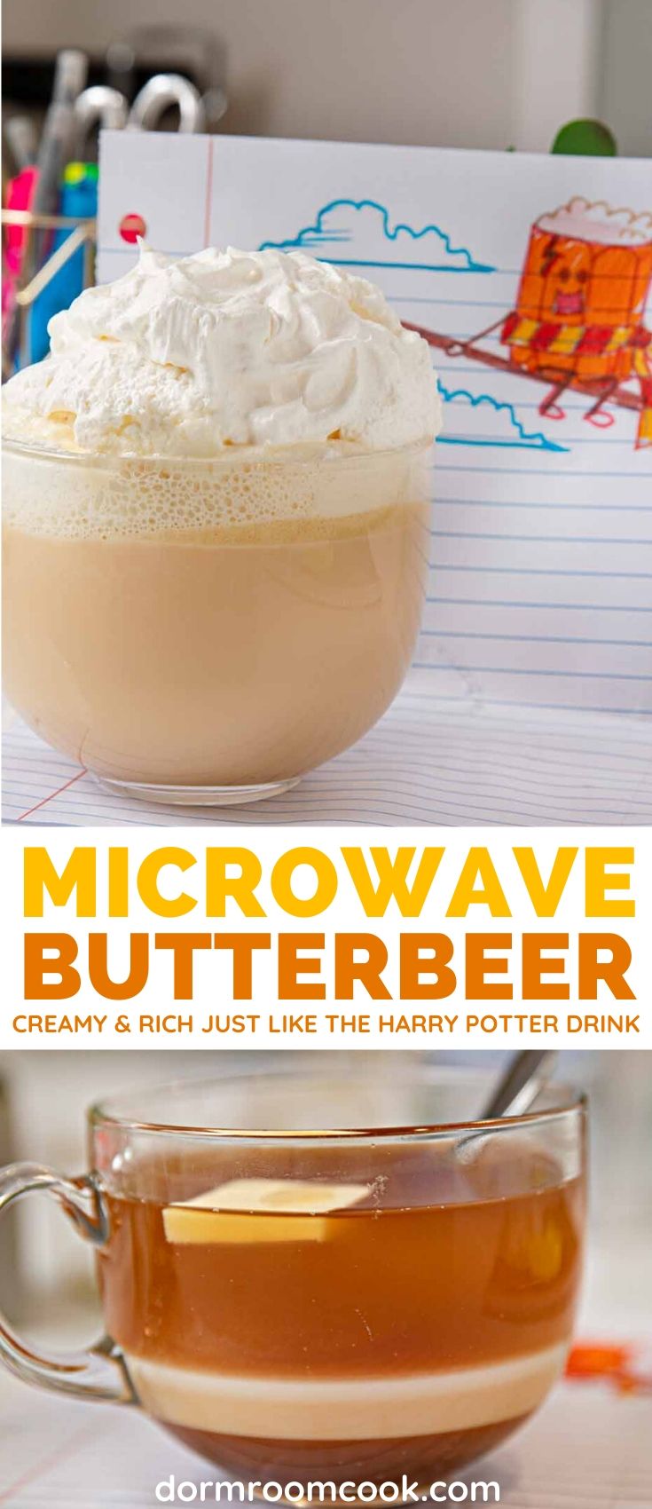 Creamy Microwave Butterbeer