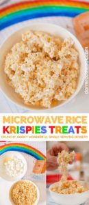 Microwave Rice Krispies Treats (Single Serving) - Dorm Room Cook