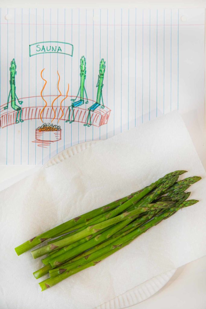 Microwave Steamed Asparagus