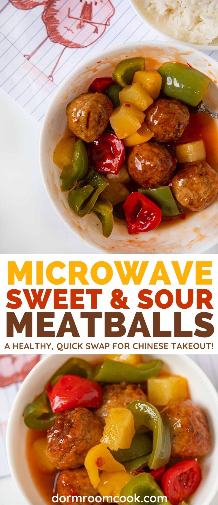 Microwave Sweet and Sour Meatballs!