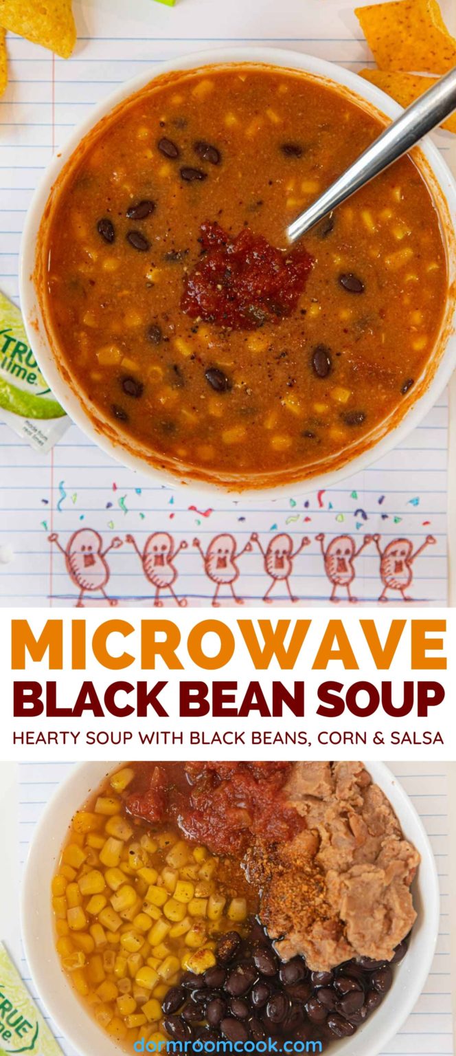 Microwave Black Bean Soup Recipe Dorm Room Cook