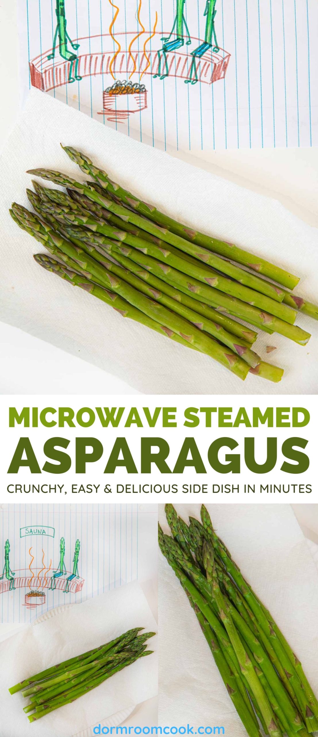 Easy steamed asparagus!