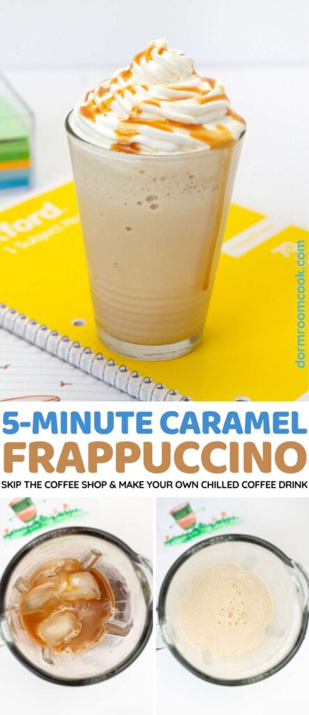 Caramel Frappuccino collage