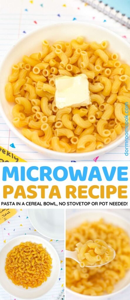 Microwave Pasta Collage